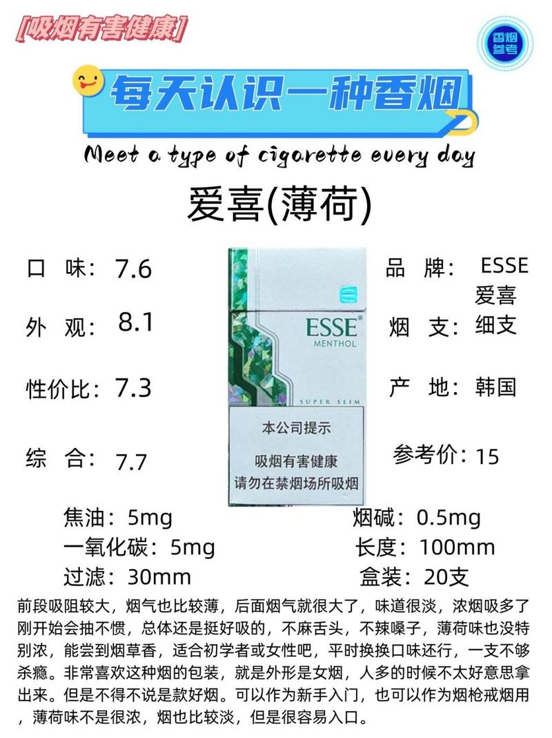 薄荷进口香烟，品味异域风情，领略独特香韵